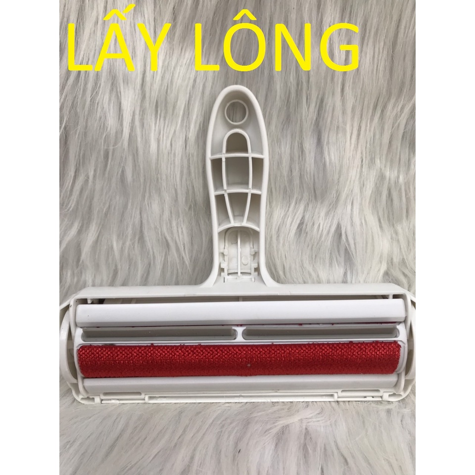 Cây lấy lông tĩnh điện lấy lông chó mèo trên quần áo và các đồ dùng khác