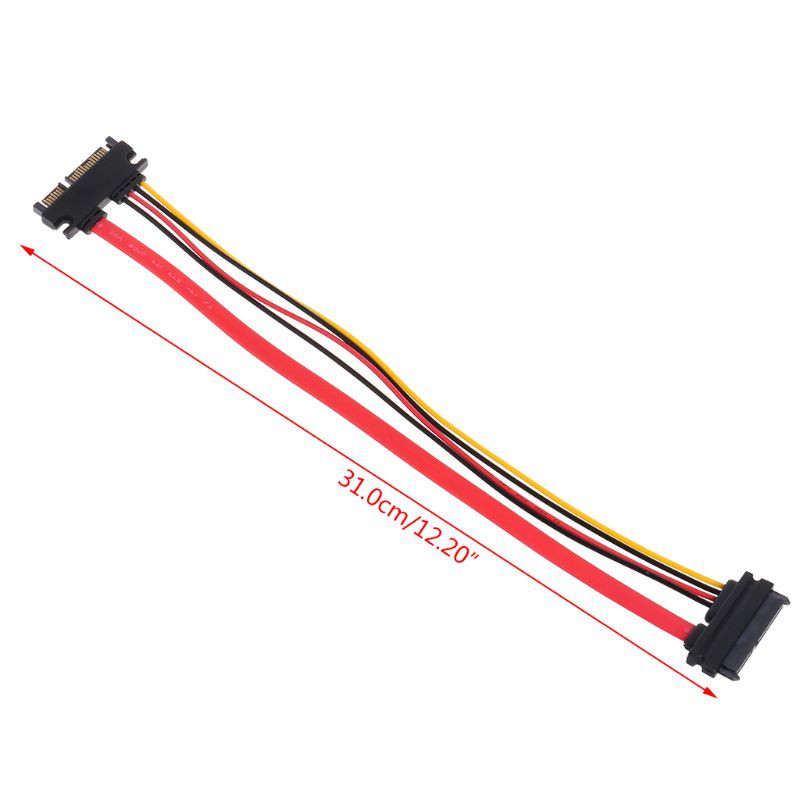 Dây Cáp Nối Dài 30cm 22pin (15 + 7) Male Sang Female Sata