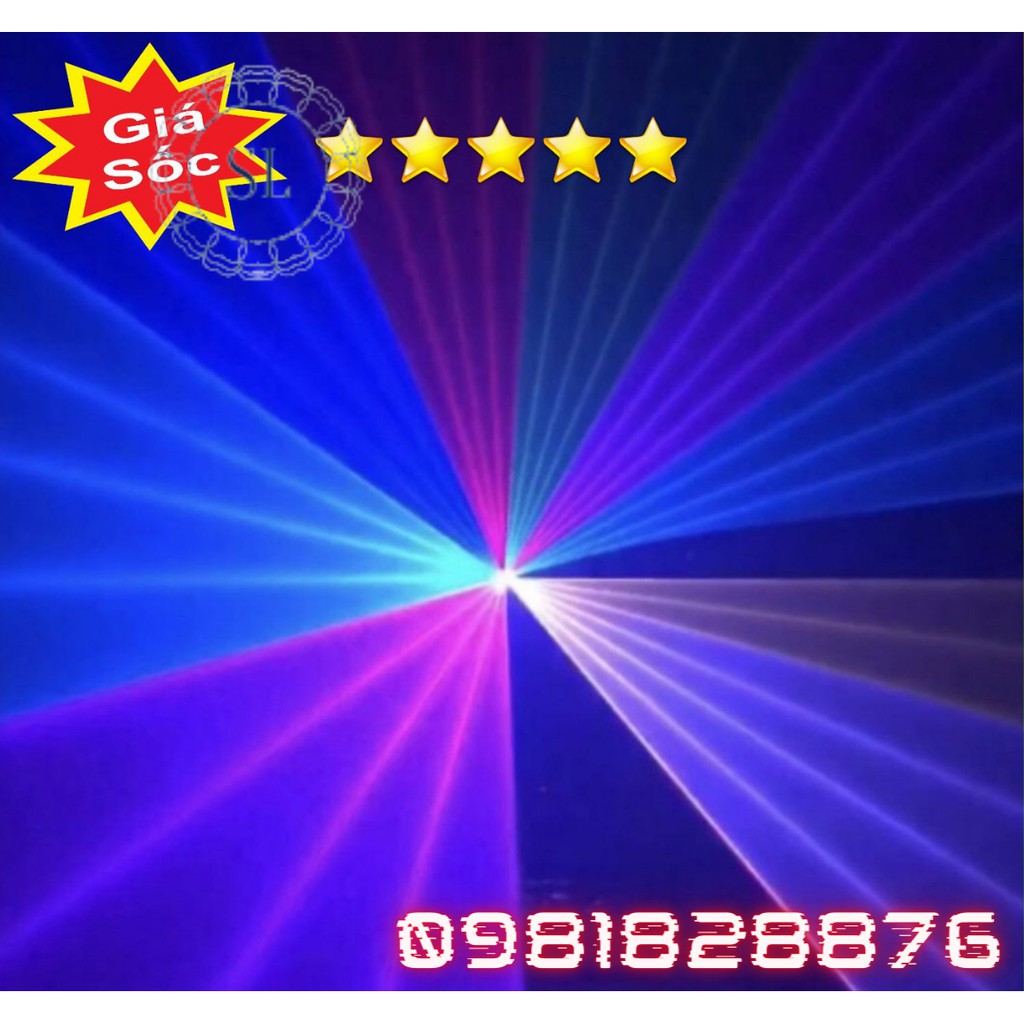 Đèn Laser RGB 500 Quét Tia Cho Phòng Bay Phòng Karaoke Đèn Sân Khấu