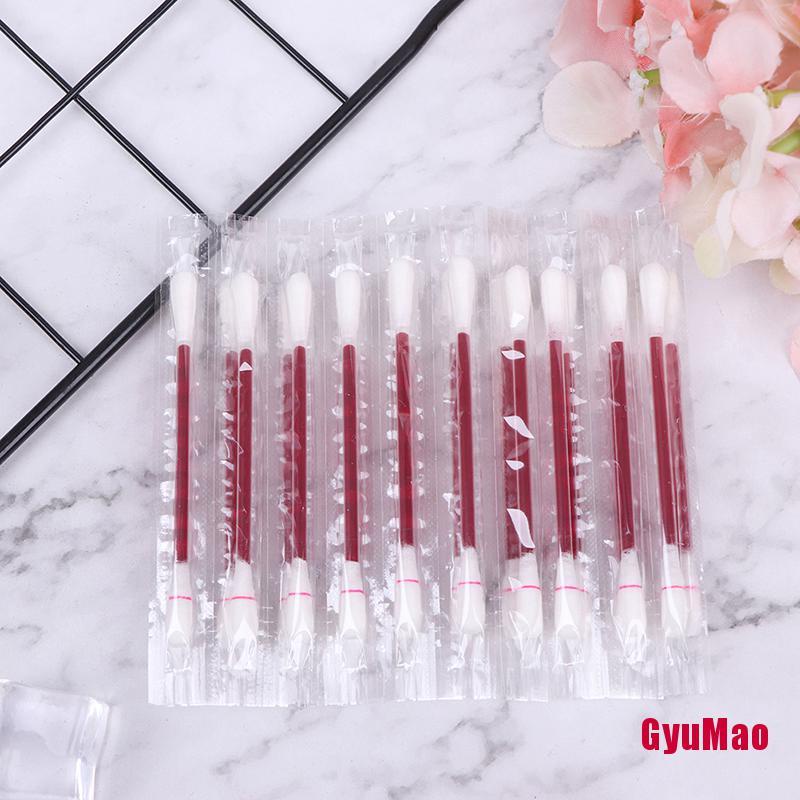 Bộ 20 Cây Tăm Bông Cotton Dùng Để Trang Điểm Son Môi Chất Lượng Cao
