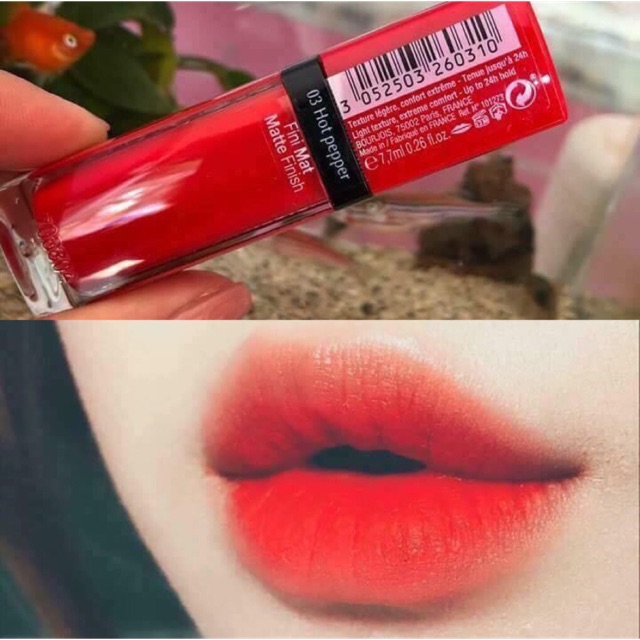 Son bj 03 đỏ cam