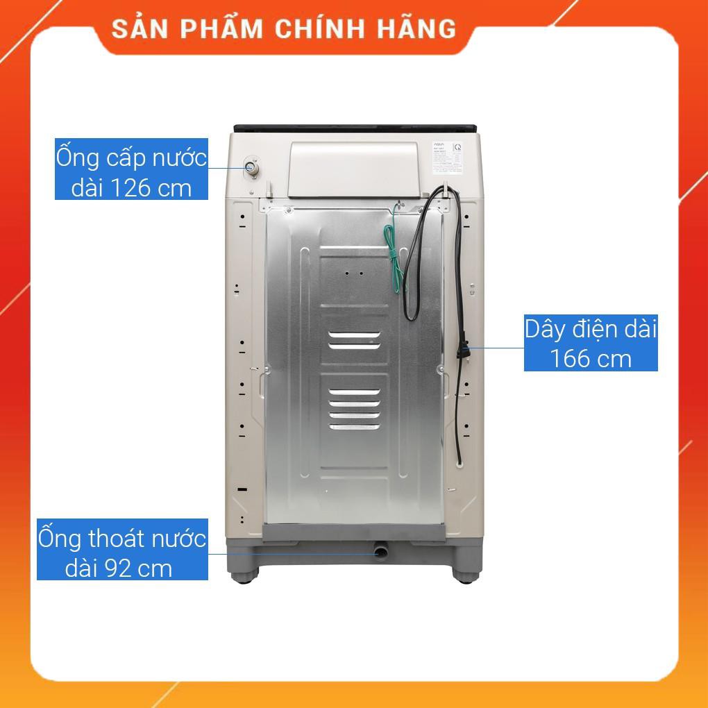 [ VẬN CHUYỂN MIỄN PHÍ KHU VỰC HÀ NỘI ] Máy giặt Aqua cửa trên 9kg ( bạc ) AQW-D90CT.S - [ Bmart247 ]