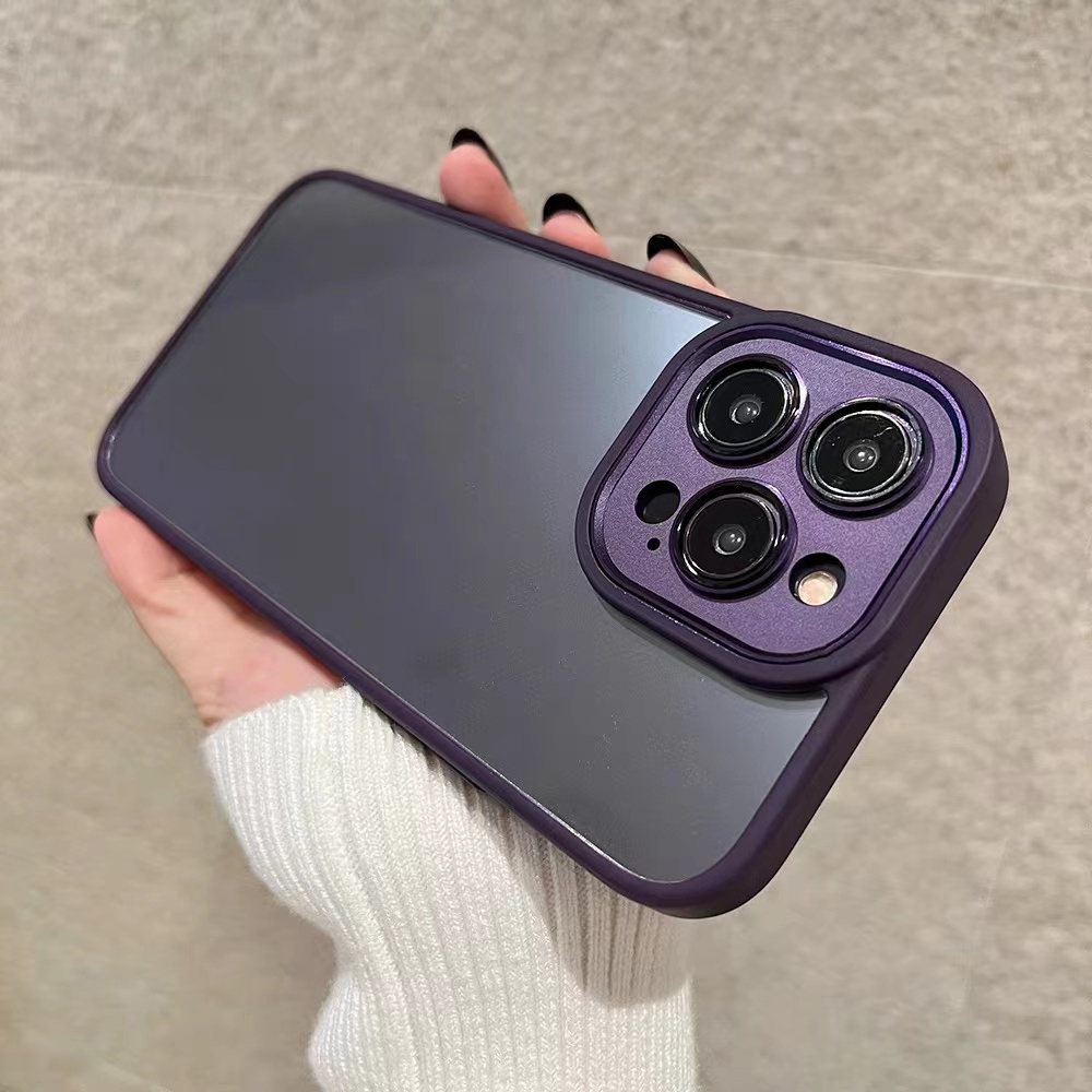 Ốp Điện Thoại acrylic Cứng Trong Suốt Bảo Vệ Ống Kính Máy Ảnh Cho compatible for iphone 14 pro max 14 14 plus 14 pro
