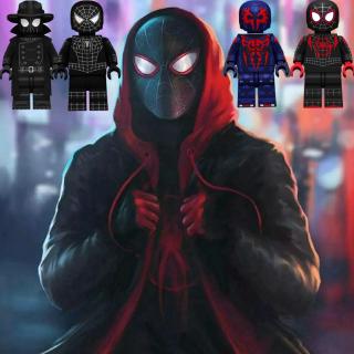 Đồ Chơi Lắp Ráp Mô Hình Người Nhện Trong Endgame Noir Miles Cho Trẻ Em