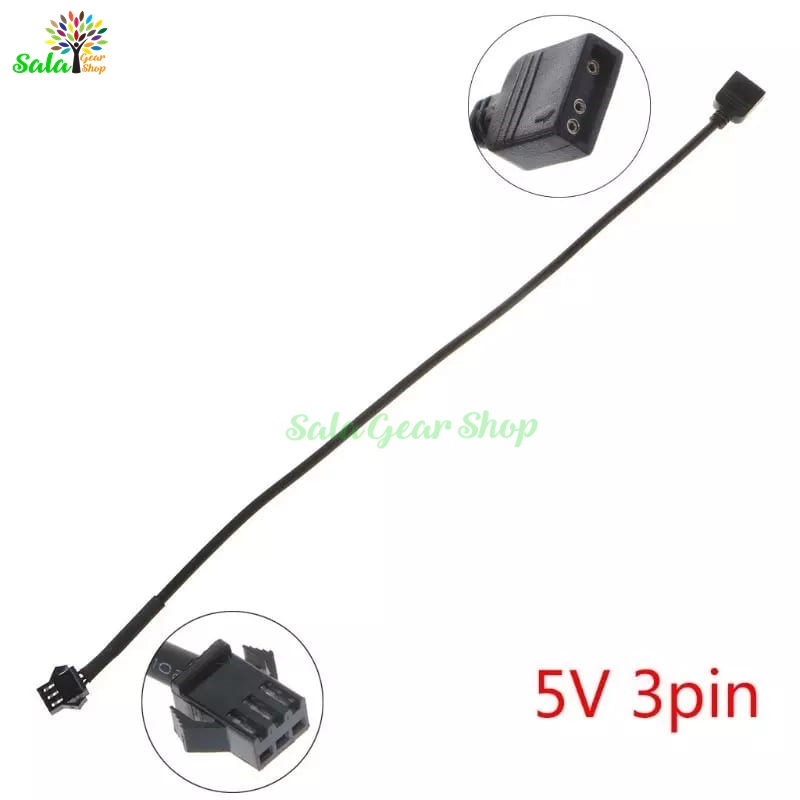 Dây chuyển chân LED ARGB 5v 3pin ra chân SM 3Pin Male/Female