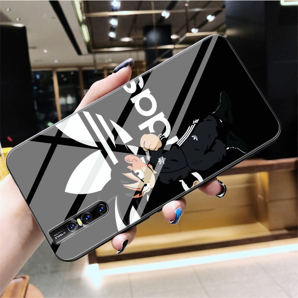 Q61 Dragon Ball Naruto Vivo Y11 Y12 Y15 Y17 Y30 Y50 Y69 Y71 Y75 Y79 Y91C Y91 Y93 Y95 Tempered Glass Soft Case