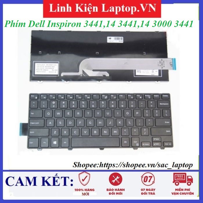 ⚡Bàn phím laptop Dell Inspiron 3441,14 3441,14 3000 3441