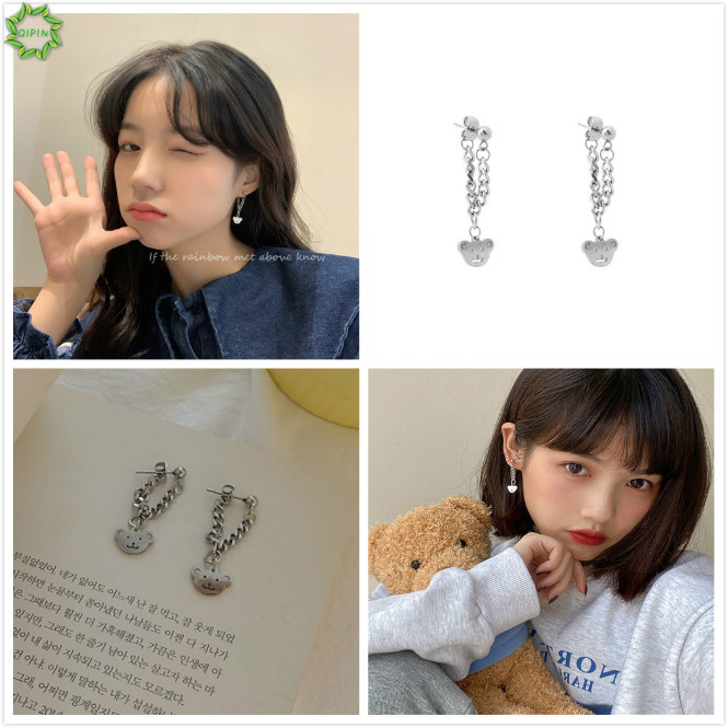 Khuyên Tai Hình Gấu Thời Trang Nữ Tính