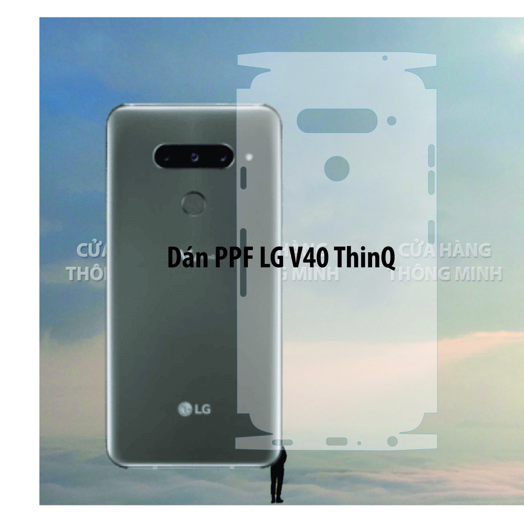 Dán Màn hình mặt lưng PPF LG V40 ThinQ Full kín viền