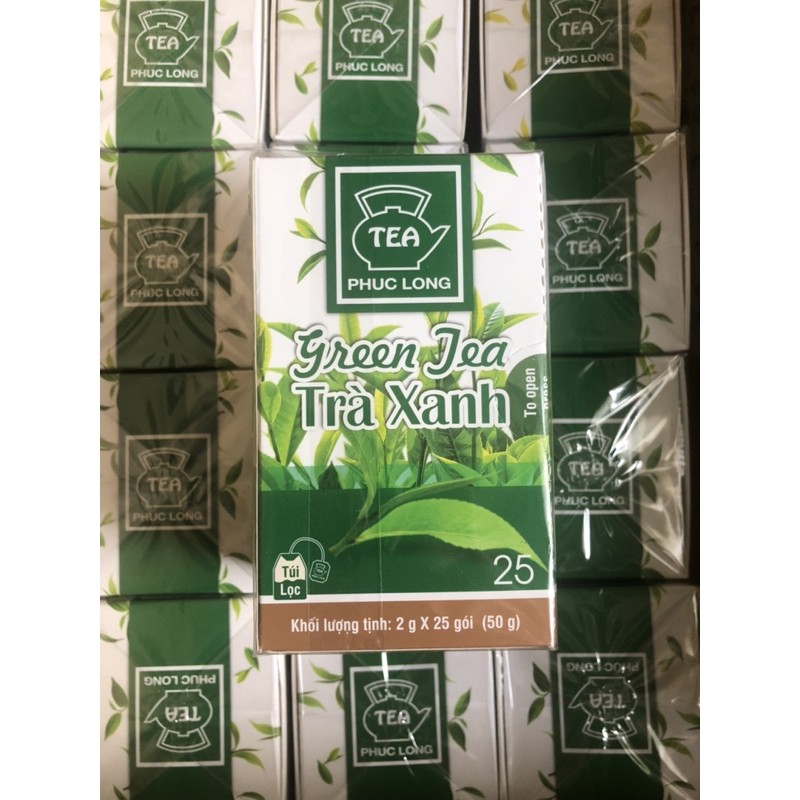 Trà xanh túi lọc Phúc Long - Giá sỉ