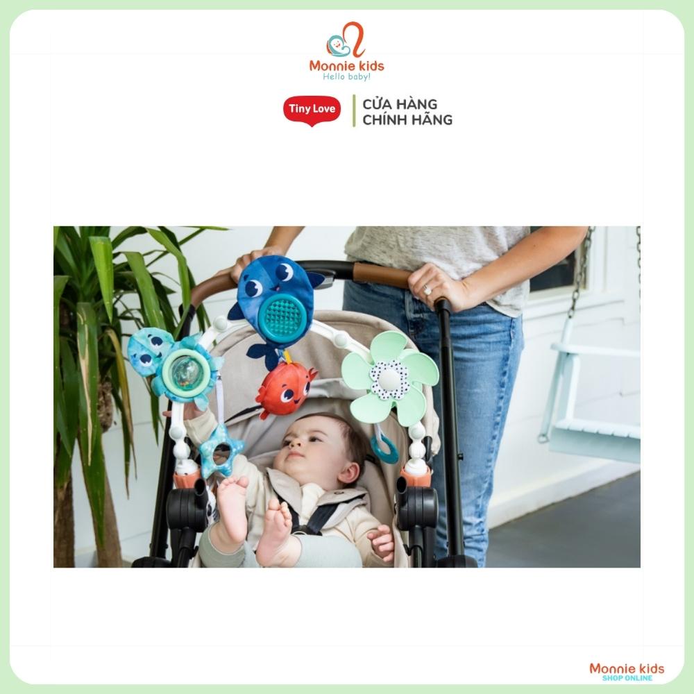 Đồ chơi treo xe đẩy Tiny Love TL Sunny Stroll Treasure The Ocean, lục lạc treo xe nôi cho bé