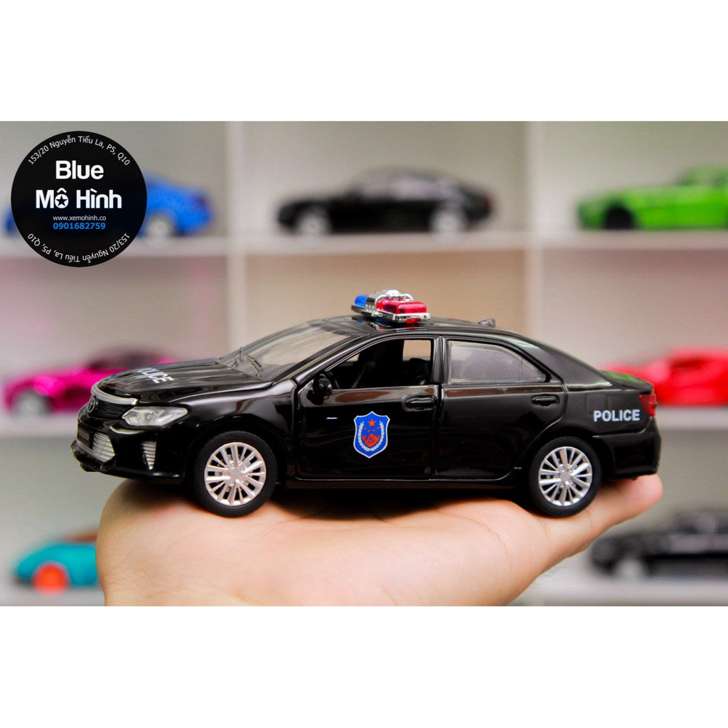 Blue mô hình | Xe cảnh sát mô hình Toyota Camry Police 1:32