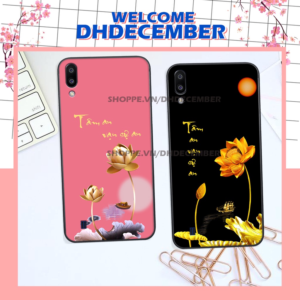 Ốp lưng Samsung Galaxy A10 / M10 in hình thư pháp tâm an vạn sự an ,mã đáo thành công SIÊU CHẤT