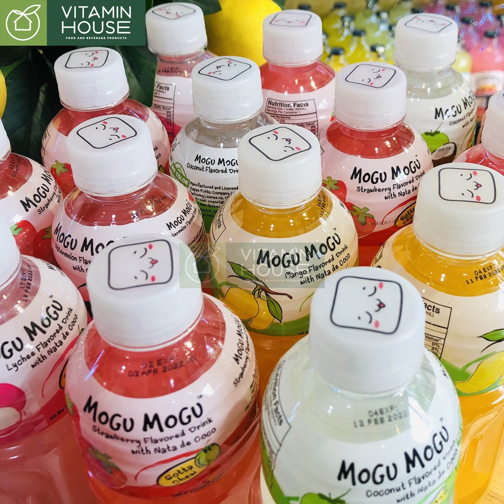 Nước trái cây Mogu Mogu với thạch dừa 320ml đủ vị [VITAMIN HOUSE] | BigBuy360 - bigbuy360.vn