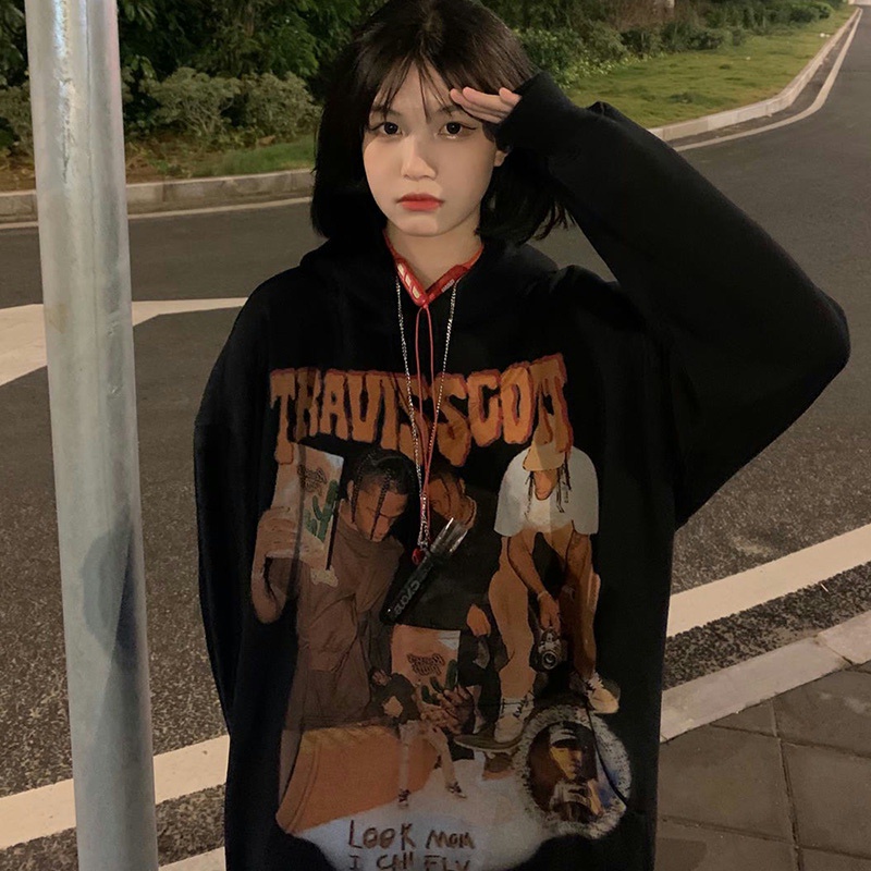 NRVP Mới Áo Hoodie Dáng Rộng Phong Cách Hàn Quốc 2021