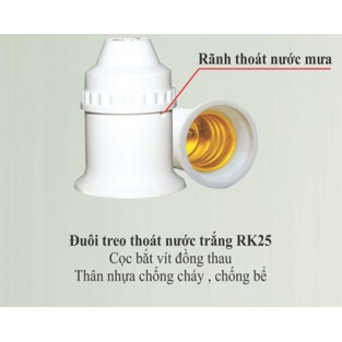 combo 2 đui đèn thả đen , trắng
