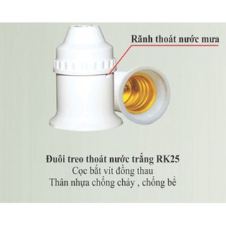 Đui đèn thả đen , trắng