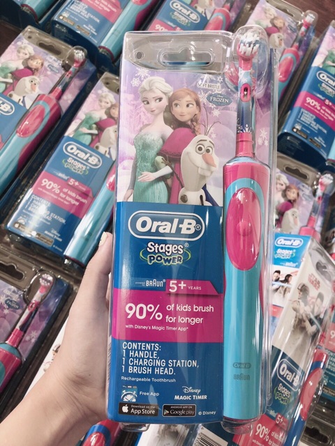 Bàn chải đánh răng trẻ em Oral B