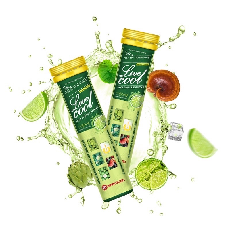 [RẺ NHẤT SÀN] Sủi thanh nhiệt Liver Cool- mát gan, giảm nhiệt, nóng trong người, giảm mụn nhọt mẩn ngứa | Thế Giới Skin Care