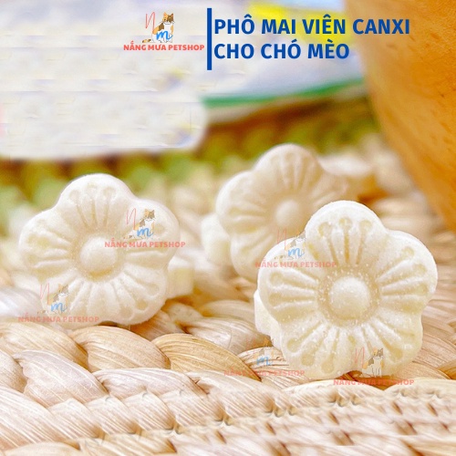 Canxi cho mèo, chó vị sữa dê cao cấp bổ sung chất dinh dưỡng cho chó mèo