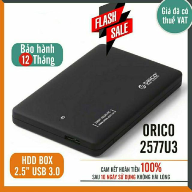 Hộp Đựng Ổ Cứng Orico HDD BOX SATA 3 USB 3.0 - 2577US3 [ 💯 HÀNG CHÍNH HÃNG ]