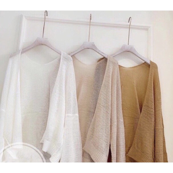 (XẢ ) Áo Cadigan - áo khoác len mỏng phong cách Hàn Quốc | BigBuy360 - bigbuy360.vn