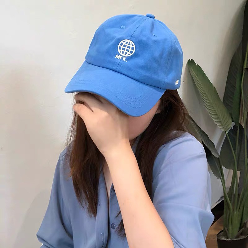 Mũ lưỡi trai Unisex thêu hình địa cầu MFK