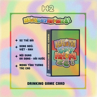 Bộ bài " Huệ " Drinking Game phiên bản đặt biệt Khum say Khum về