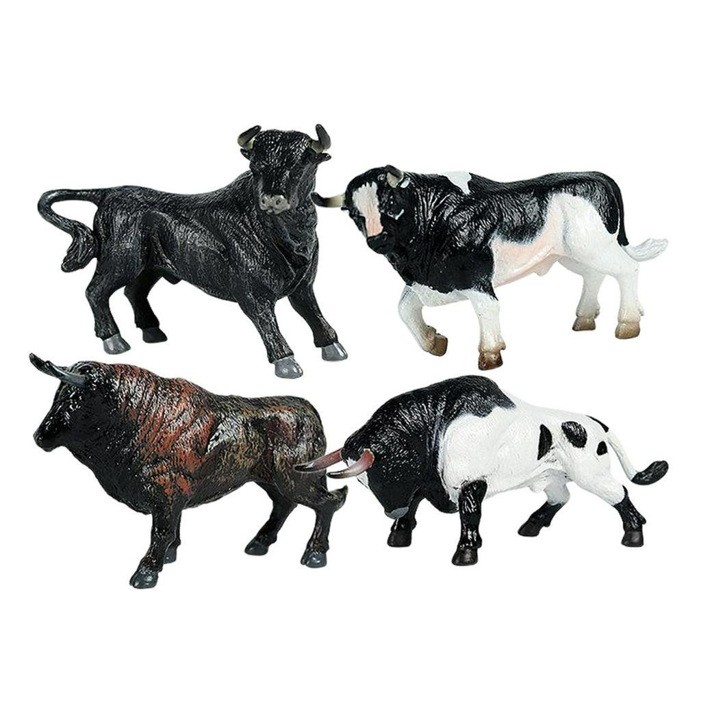 Set 4 Mô Hình Chú Bò Sữa Đáng Yêu Làm Đồ Chơi Cho Bé 61