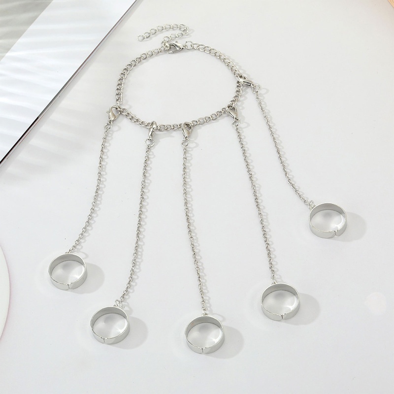 Vòng Đeo Tay Dây Xích Kim Loại Dày Dặn