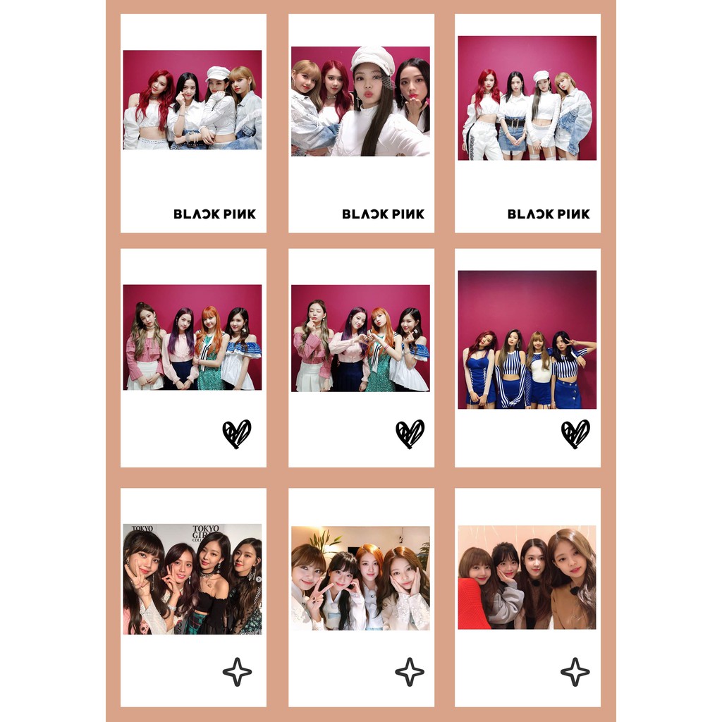 Lomo Card Ảnh BlackPink - Polaroid Style ( 27 ảnh)