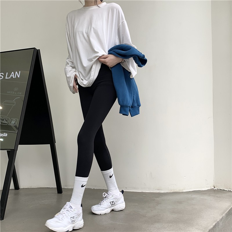 Quần Legging Chất Liệu Nhung Ấm Áp Thiết Kế Ôm Sát Tôn Dáng | BigBuy360 - bigbuy360.vn