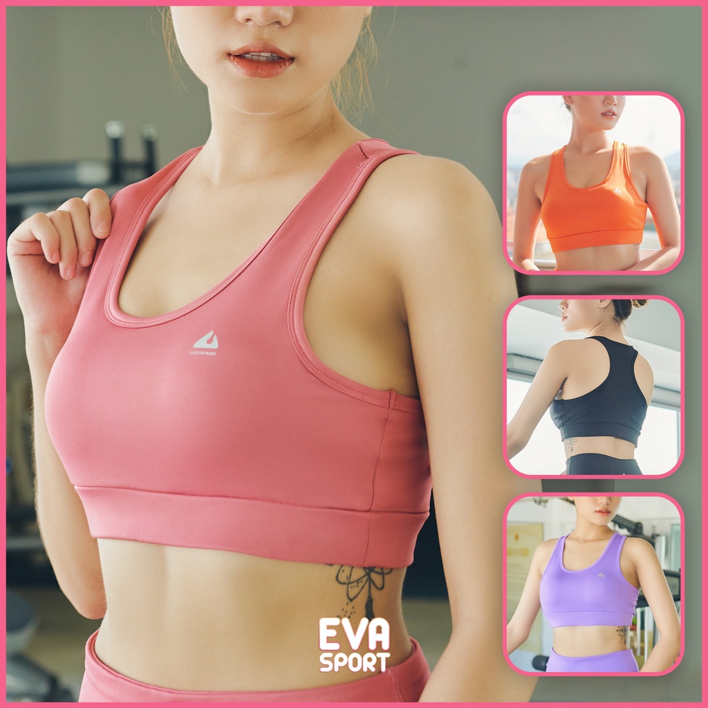 Áo Bra Tập Gym, Áo Ngực Tập Yoga, Thể Thao Mặc Tôn Dáng, Tôn Vòng Ngực Vải Cao Cấp EvaSprort