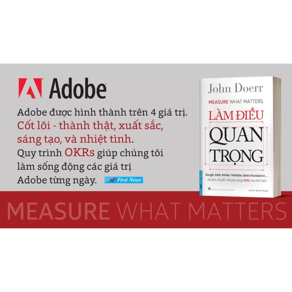 Sách - Làm Điều Quan Trọng - First News