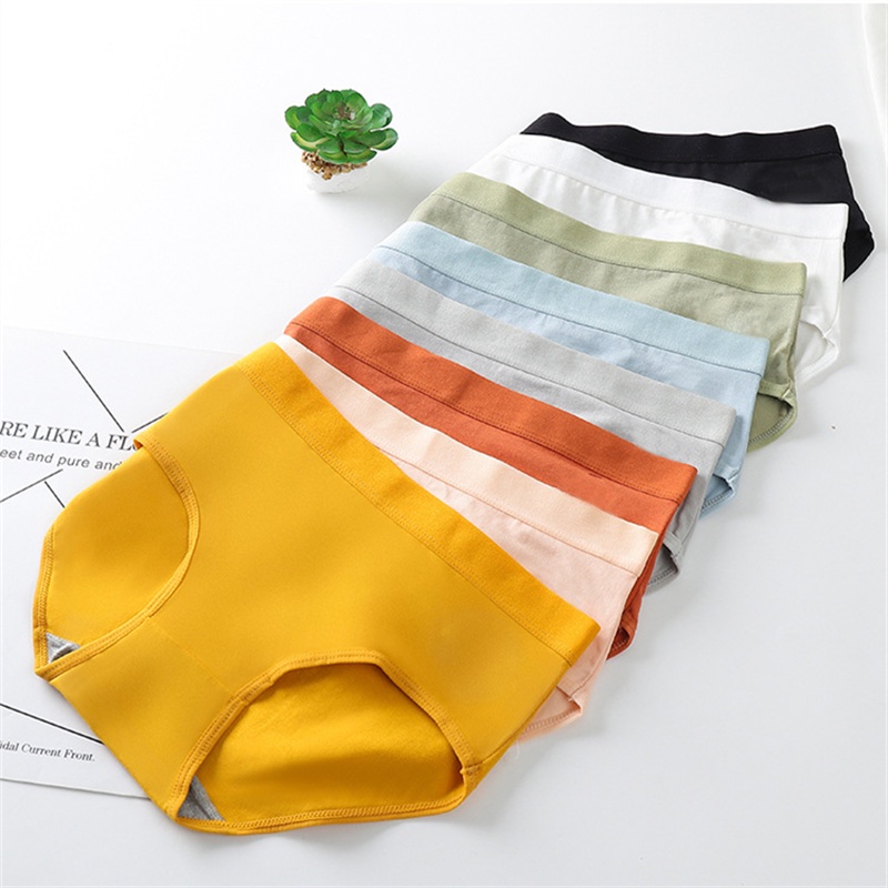 Quần Lót cotton Không Đường May Kháng Khuẩn Thoáng Khí Cho Nữ