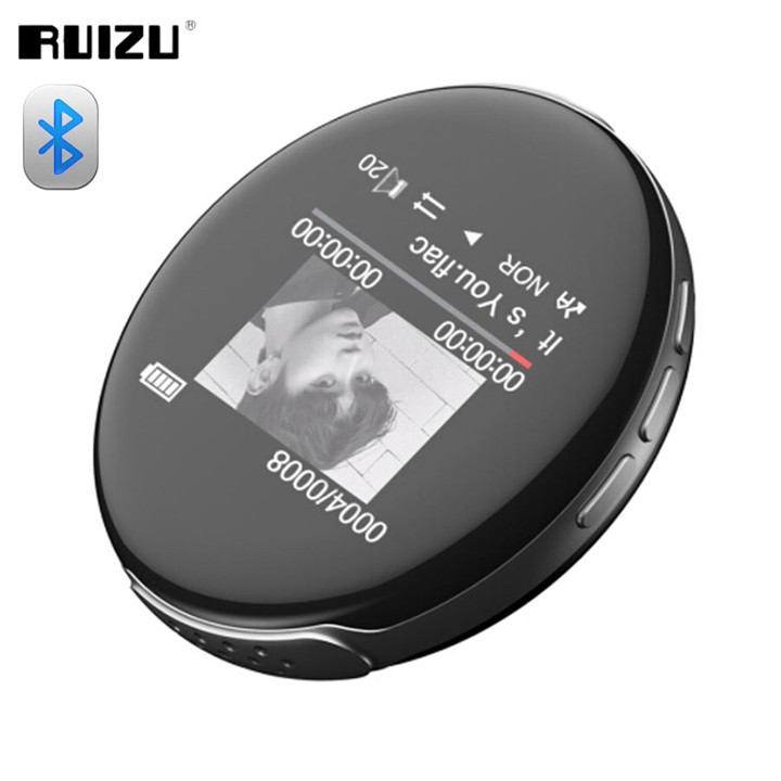 Ruizu M1 - Máy Nghe Nhạc Bluetooth, Cảm ứng, Tặng Tai Nghe, Thiết Kế Siêu Độc Đáo (8Gb)