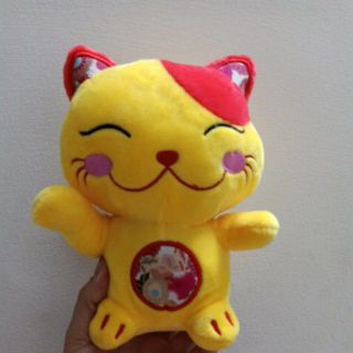 Gấu bông mèo vàng