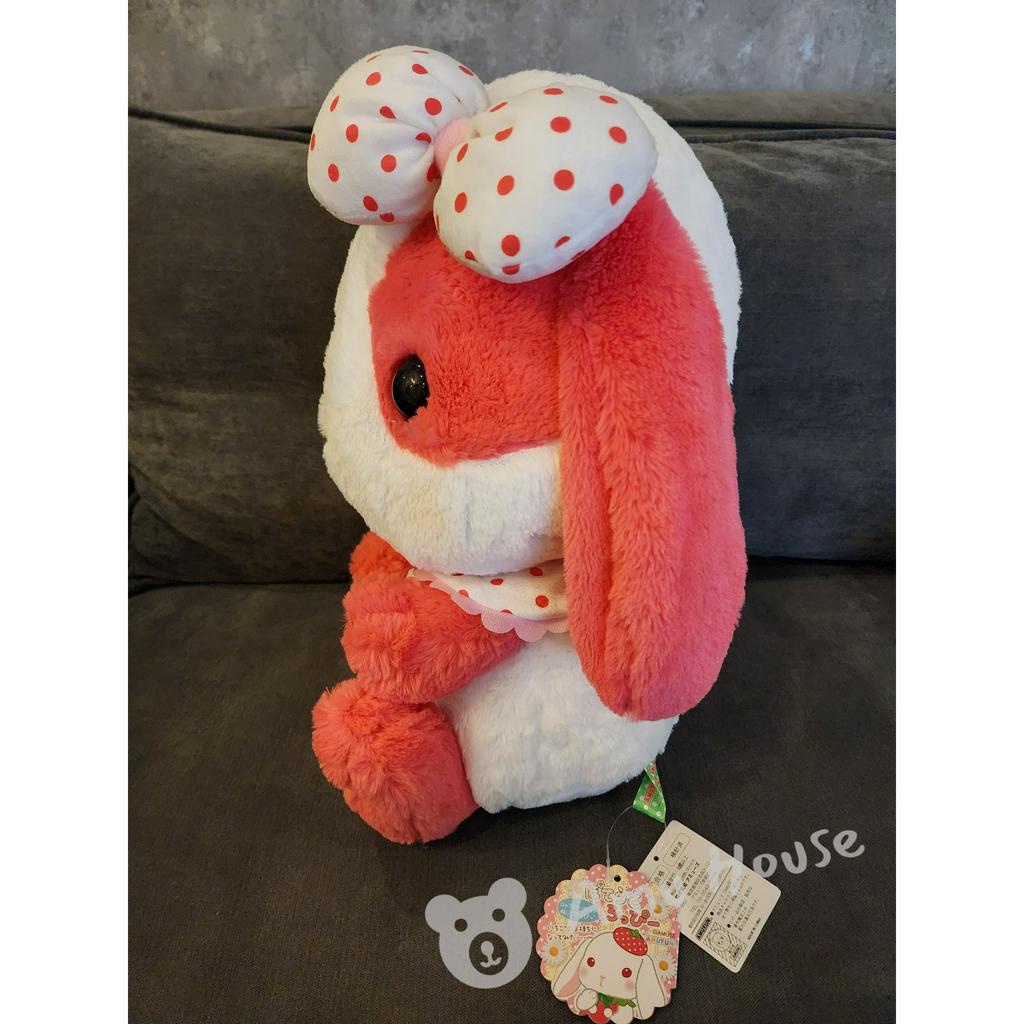 Gấu bông Thỏ bông Amuse Nhật Bản / Thỏ bông hồng đeo nơ, thỏ bông quàng khăn, thỏ bông đội mũ,...