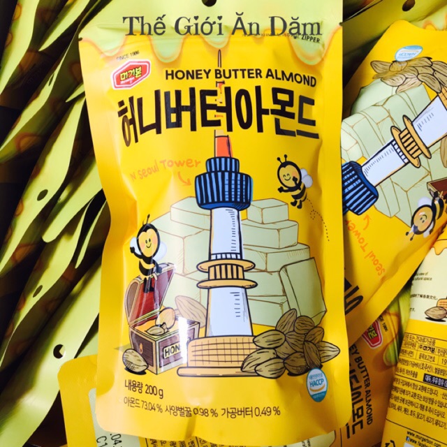 Hạnh Nhân Mật Ong Hàn Quốc 200g