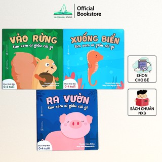 Sách - Ehon Ai giấu cái gì phát triển toàn diện cho bé 0-4 tuổi (Bộ 3 quyển) - NPH Wabooks