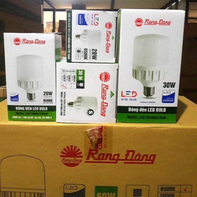 Bóng led trụ 20w,30w,40w, 50w,60w RĐ