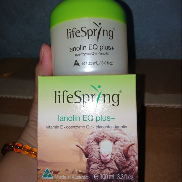 Kem nhau thai cừu Life Spring Lanolin EQ Plus.