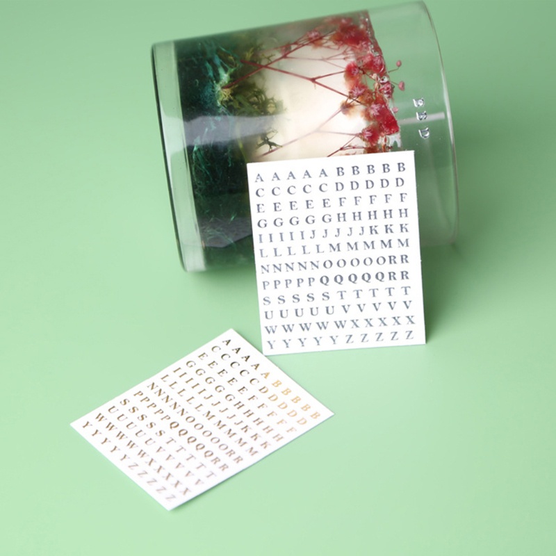 Set 5 Tấm Khuôn Kim Loại Hình Chữ Cái Làm Trang Sức Thủ Công