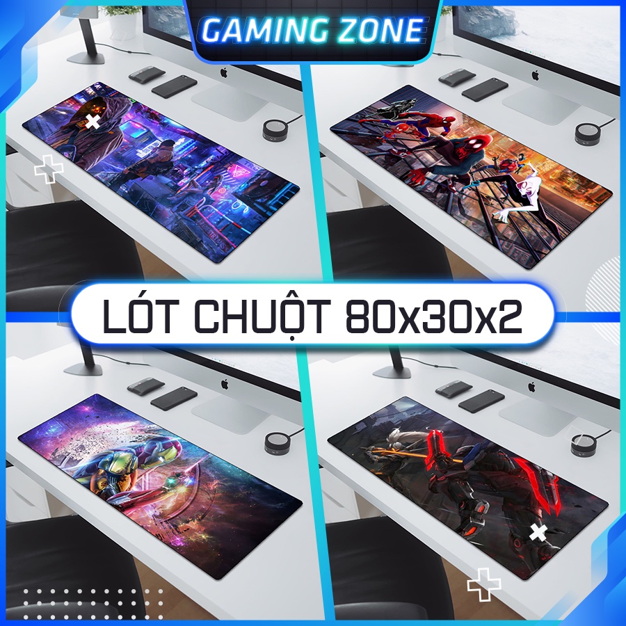 Miếng lót chuột cỡ lớn, bàn di chuột chơi game 80x30x2 chống trượt siêu bền siêu đẹp