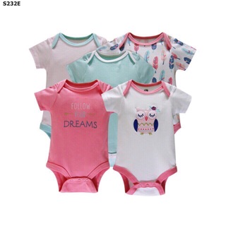 Set 5 body chip cộc cho bé