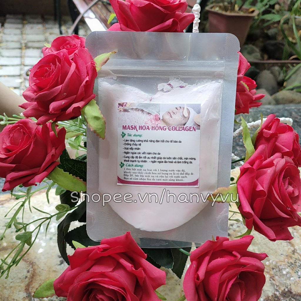 MẶT NẠ  HOA HỒNG  COLLAGEN