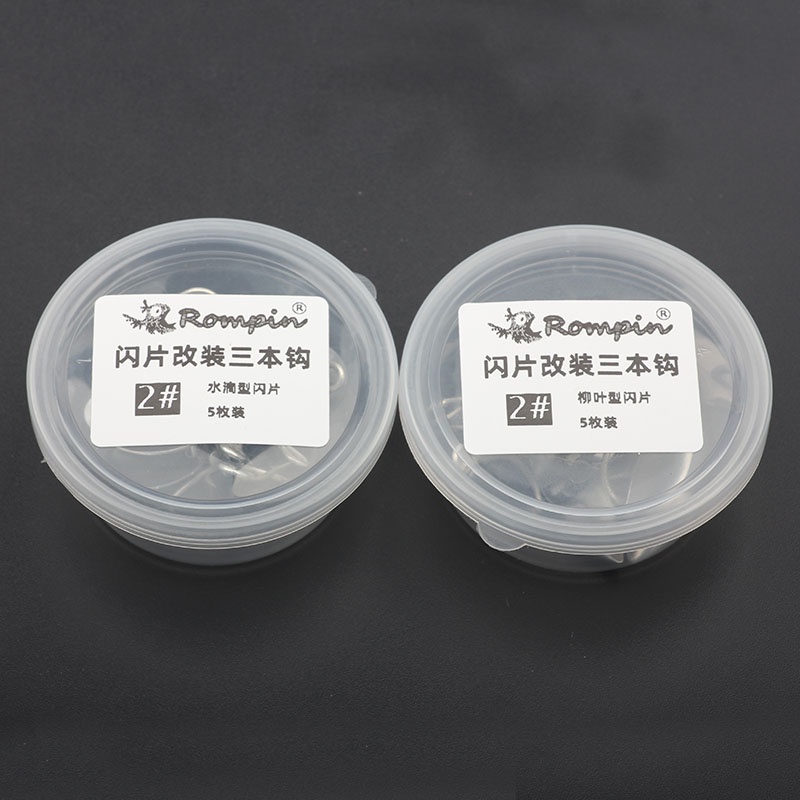 5 cái #8 #6 #4 #Set 2 lưỡi câu cá bằng thép Carbon màu bạc