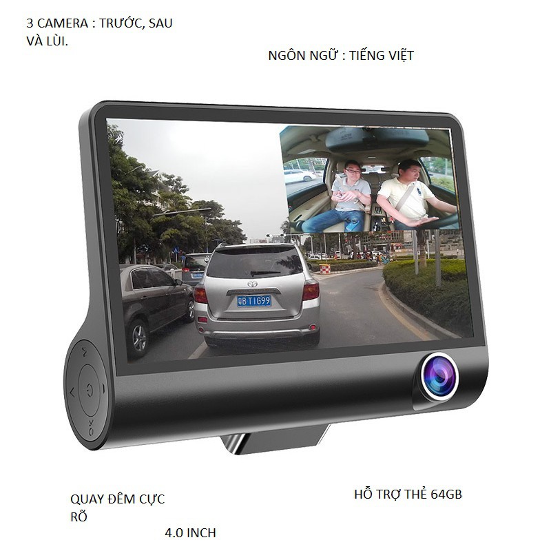 CAMERA HÀNH TRÌNH 3 MẮT | WebRaoVat - webraovat.net.vn