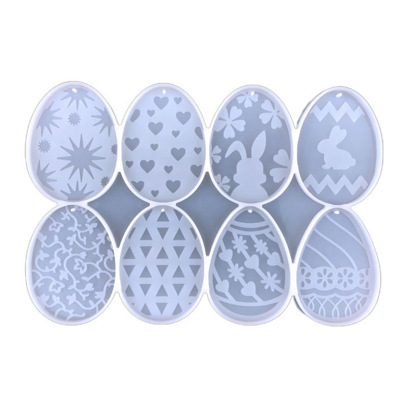Khuôn Làm Trứng Phục Sinh Hình Thỏ Phục Sinh Bằng Nhựa Resin Sáng Bóng