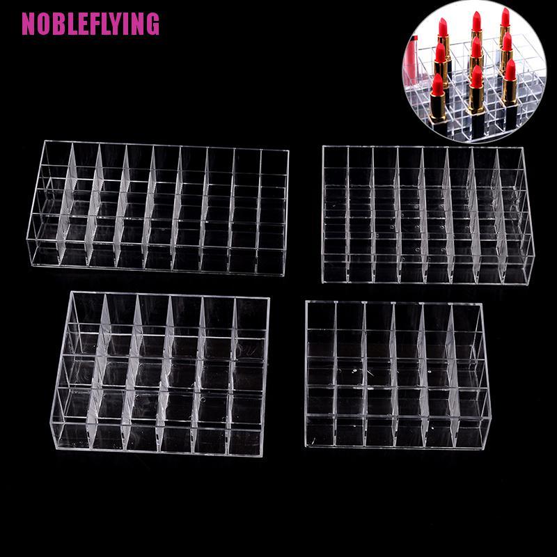 (hàng Mới Về) Giá Đỡ Son Môi 24 / 36 / 40 Bằng Nhựa Acrylic Tiện Dụng